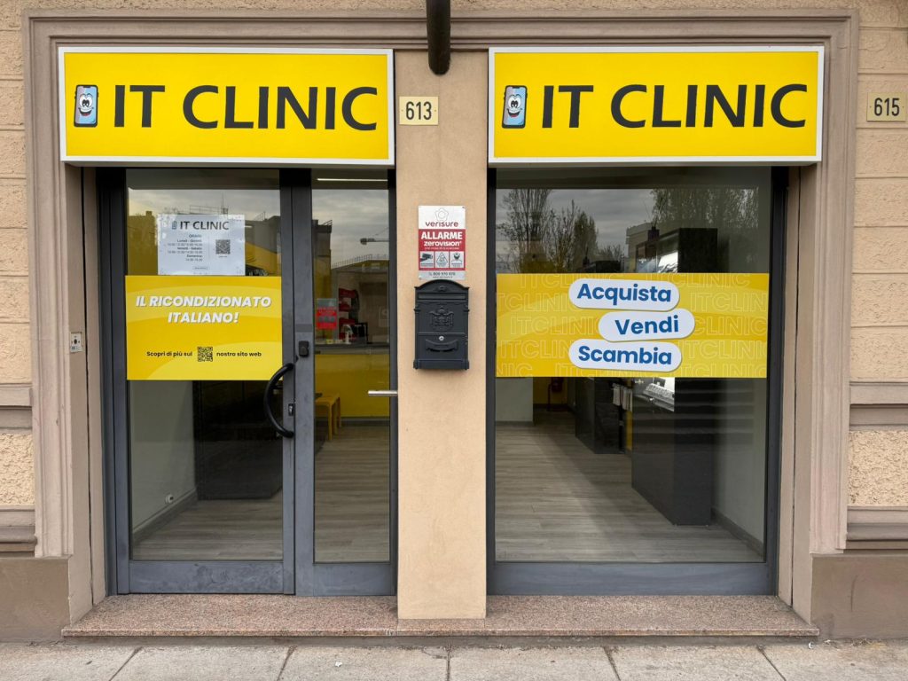 Sede It Clinic Modena vendita smartphone tablet e notebook ricondizionati